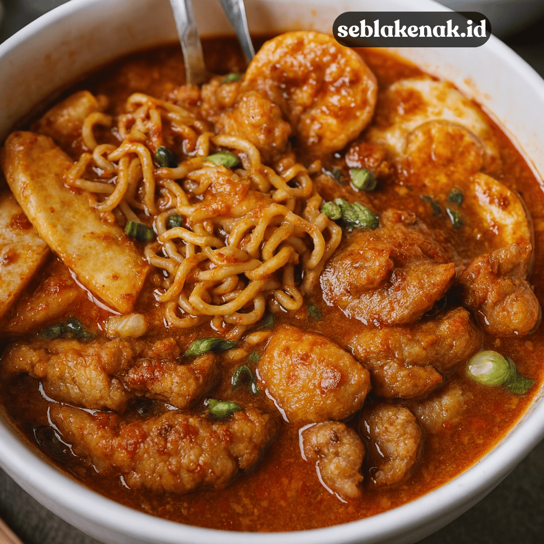 Seblak Pedas Level 10, Bikin Lidah Kebakar!