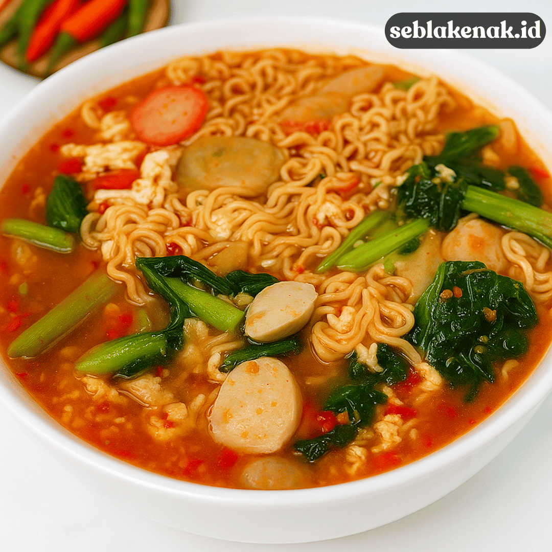 seblak indomie pedas viral