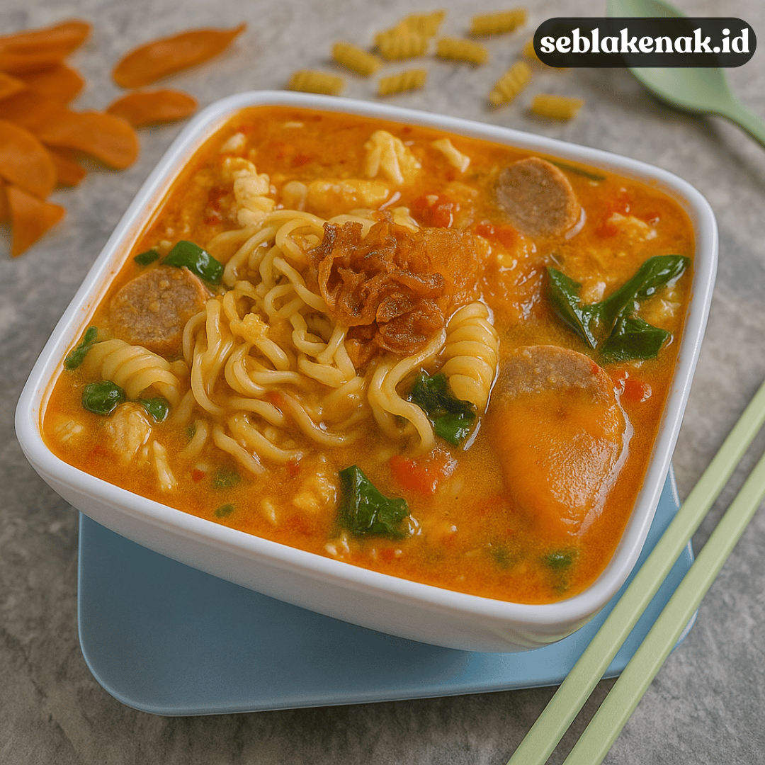 seblak telur kocok pedas