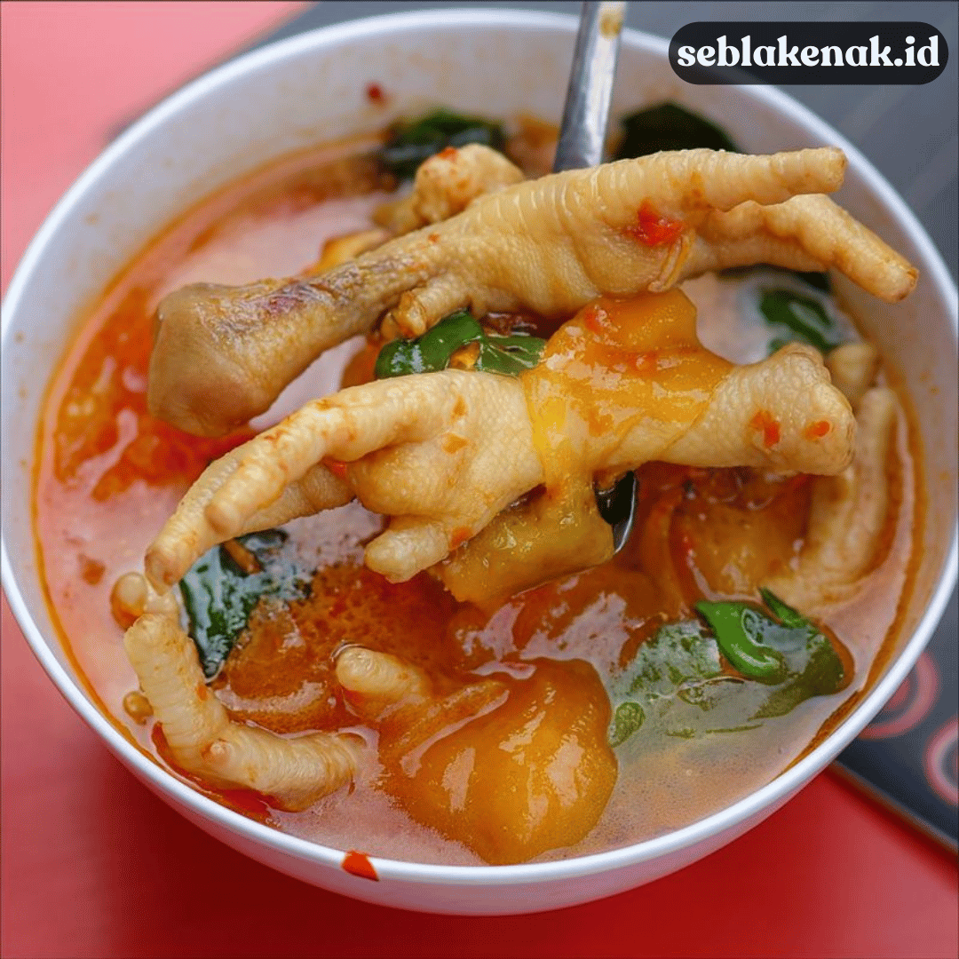 Seblak Tulang Ceker Level Ekstrem, Pedasnya Bikin Nagih